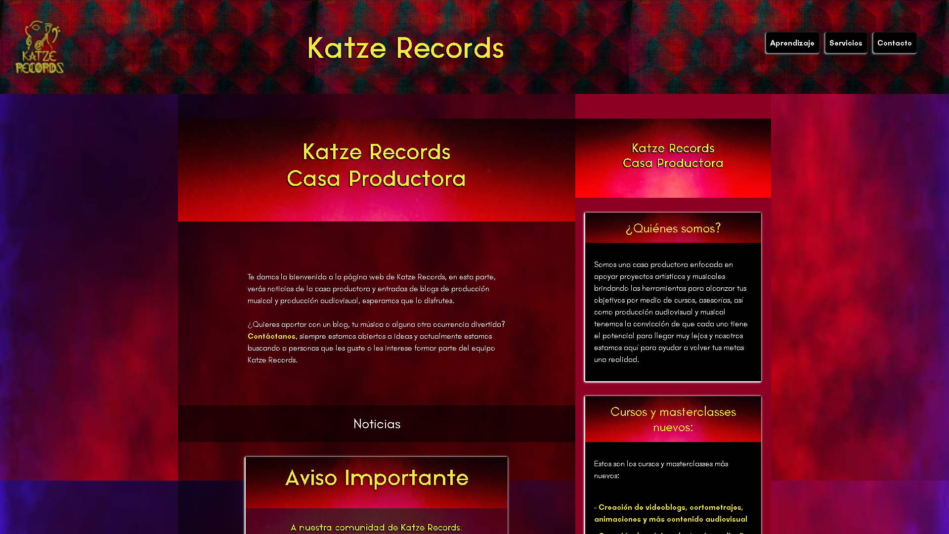 katzeRecordsComFullScreen